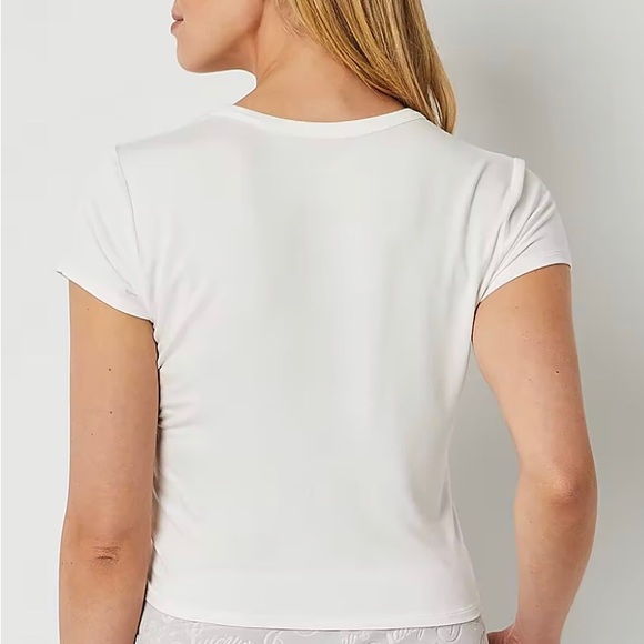 Juicy Couture Womens Crew Neck Short Sleeve Graphic T-Shirt - Picture 2 of 2